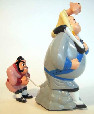 Chien Po, Ling, and Yao McDonalds Disney fast food toy