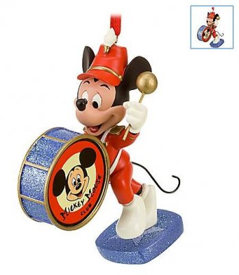 Mickey Mouse Club band leader sketchbook Disney ornament (2010)