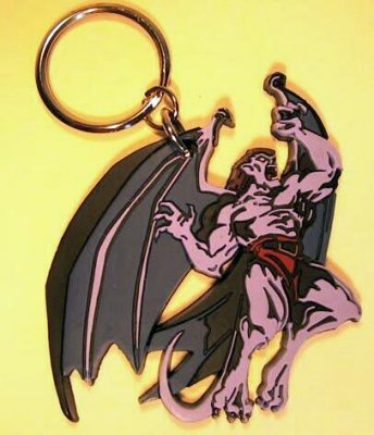 Goliath rubber keychain