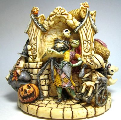 Halloweentown Nightmare Before Christmas hollow box (re-glued)