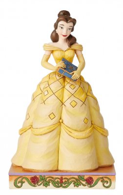 'Book-Smart Beauty' - Belle 'Princess Passion' figurine (2019) (Jim Shore Disney Traditions)