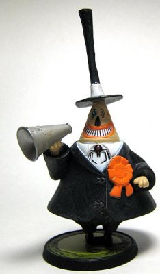 Mayor of Halloweentown with megaphone PVC figure (2007)
