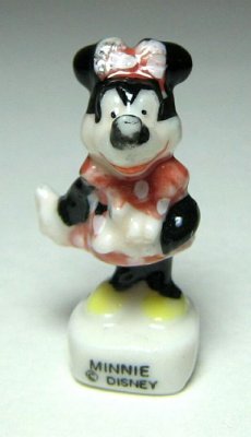 Minnie Mouse Disney porcelain miniature figure