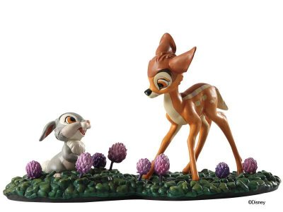 'Just eat the Blossoms. That's the Good Stuff' - Bambi and Thumper figurine (WDCC)