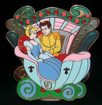 Cinderella and Prince Charming Carousel series Disney pin