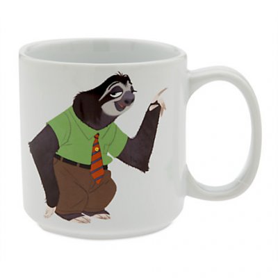 Flash, the sloth What's the rush? Disney coffee mug