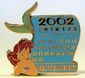 Disney Little Mermaid Ariel September 2002 pin