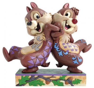 PRE-ORDER: 'Mischievous Mates' - Chip 'N Dale figurine (Jim Shore Disney Traditions)