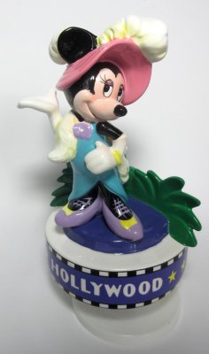 Minnie Mouse as Mae West 'Hooray for Hollywood' Disney music box