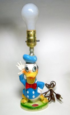Donald Duck lamp base (1961) (Dan Brechner)