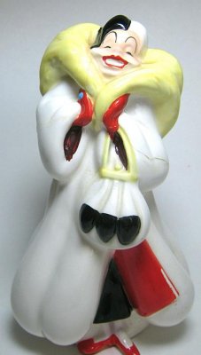 Cruella de Vil Disney ceramic figure (1990s)