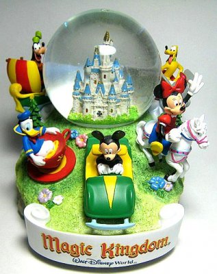 Walt Disney World Magic Kingdom snowglobe