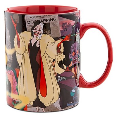 Cruella de Vil Disney villains coffee mug (2012)