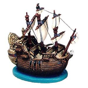 Pirate Ship Jolly Roger ship ornament (Walt Disney Classics Collection - WDCC)