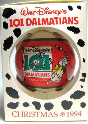 101 Dalmatians glass ball ornament (1994)