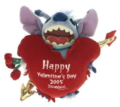 stitch valentines day plush