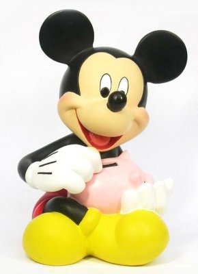 Mickey Mouse coin bank