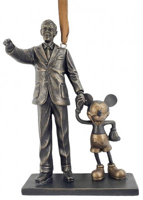 Mickey Mouse and Walt Disney 'Partners' sketchbook ornament (2020)