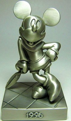 Mickey Mouse Brave Little Tailor pewter figure