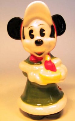 Minnie Mouse caroling Disney ornament