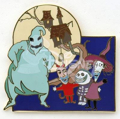 Oogie Boogie with Lock, Shock and Barrel Disney pin