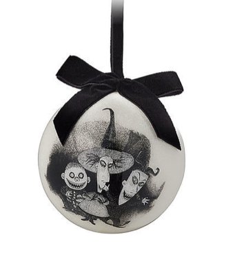 Shock Lock Nightmare Before Christmas  Round Ball Ornament Barrel