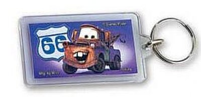 Mater lucite keychain