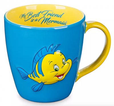 Disney's Flounder 'My best friend is a mermaid' coffee mug