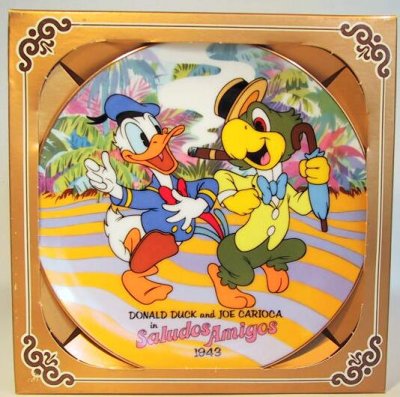Saludos Amigos Disney decorative plate