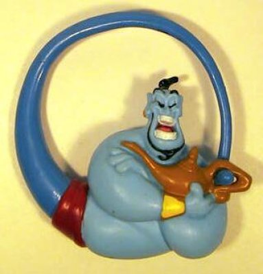 Genie Disney PVC keychain