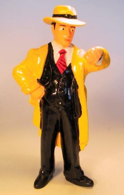 Dick Tracy, with watch Disney PVC figure