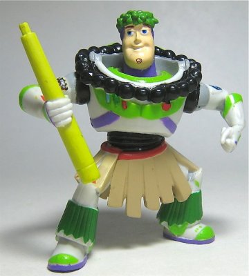 Buzz Lightyear in Hawaii Disney Pixar PVC figure