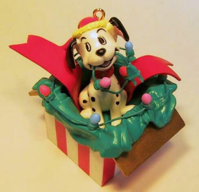 Merry Mischief Dalmatian puppy Disney ornament