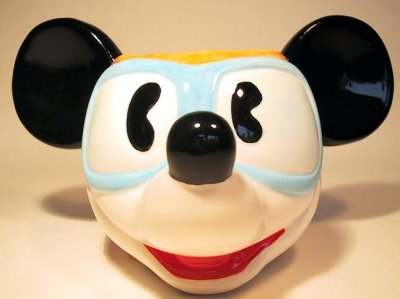 Pilot Mickey Mouse face mug