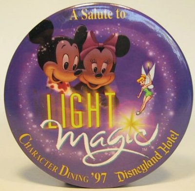 A salute to Light Magic - Character Dining Disneyland Hotel 1997
