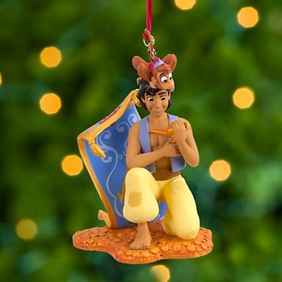 Aladdin and Abu with Carpet & Lamp sketchbook ornament (2013)