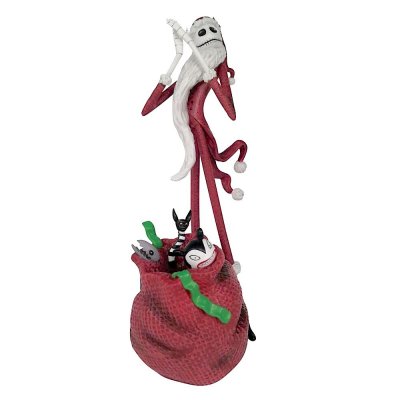 Santa Jack Skellington with bag of presents figurine (Disney Showcase)