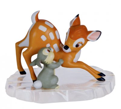 'A Friend Helps You Get Back On Your Feet' - Bambi and Thumper Disney figure