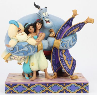 'Group Hug!' - Aladdin figurine (Jim Shore Disney Traditions)