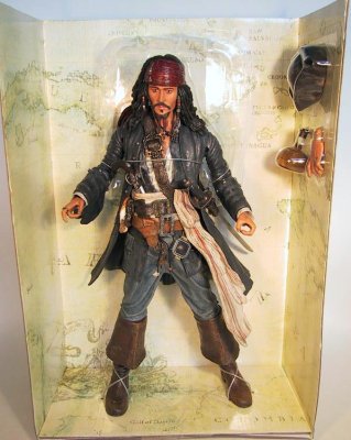 Captain Jack Sparrow Disney action figure, with push button sound