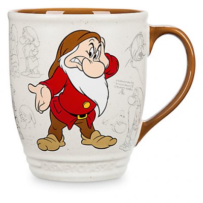 Grumpy with sketches Classic coffee mug