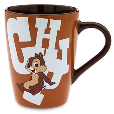 Chip 'N Dale logo Disney coffee mug