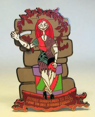 Sally slider pin (from Disney's 'The Nightmare Before Christmas')