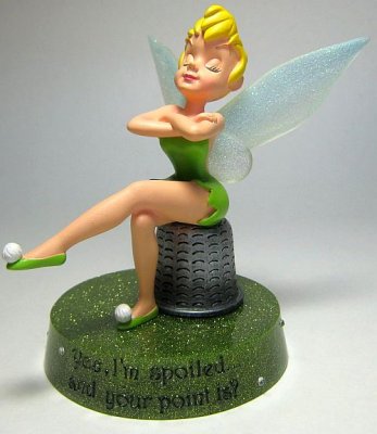 Yea, I'm spoiled...and your point is...? - Tinker Bell Disney figurine