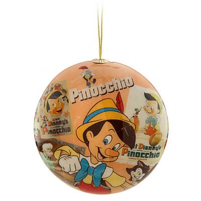 Pinocchio narrow decoupage ornament (2012)