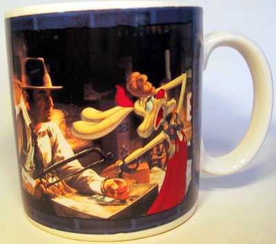 Roger Rabbit & Eddie Valiant Disney coffee mug