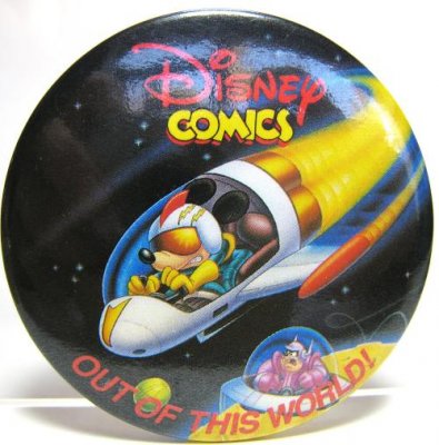Disney Comics Out Of This World button
