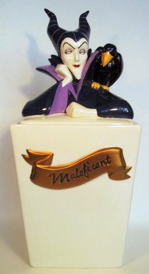 Maleficent &amp; Diablo canister / cookie jar from our Cookie Jars