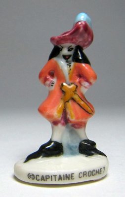 Captain Hook Disney porcelain miniature figure