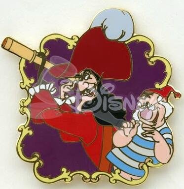 Captain Hook and Mr Smee Disney pin